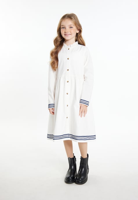 Dreimaster Kleid Mädchen (Kids) weiss - Image 2