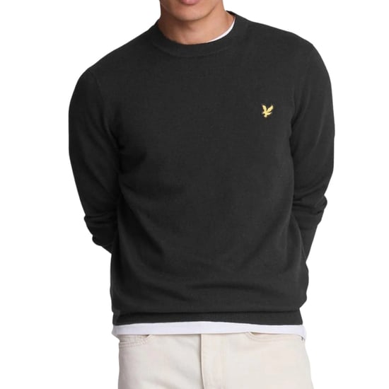 Lyle & Scott Pullover mit Rundhalsausschnitt in Gunmetal Grey - Image 1