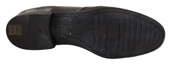 Dolce & Gabbana Braune Eidechsenleder Oxford-Schuhe für Männer - Image 5