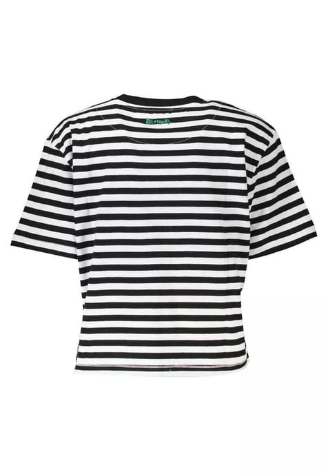 Desigual Women's Black Cotton Tops & T-Shirt