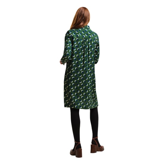 Regatta Womens/Ladies Orla Kiely Leaf Print Dress (Shadow Elm Emerald)