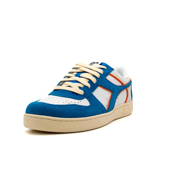 Sneakers Diadora Magic Basketball Low Suede Leather Royal/White
