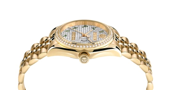 Philipp Plein Date Superlative Damen Gold Uhr PW2BA0223 - Image 2