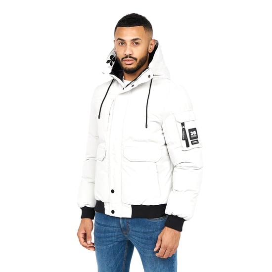Crosshatch - "Milwaka" Jacke für Herren (Grau/Rosa) - Image 1