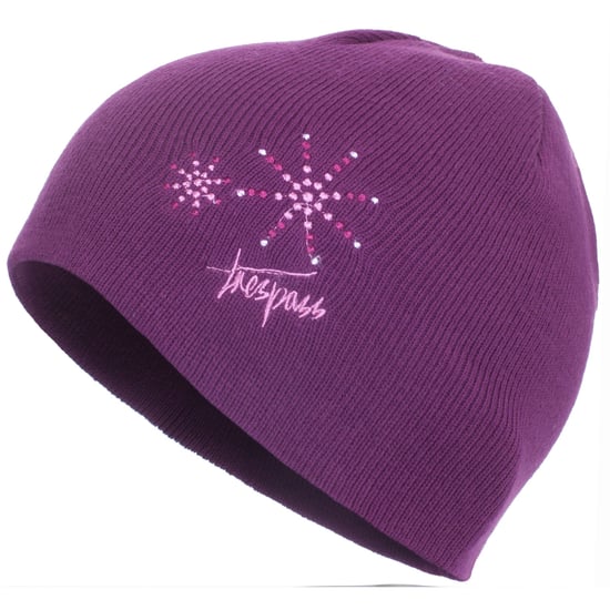 Trespass Mädchen Beanie Mütze Sparkle (Pflaume) - Image 1