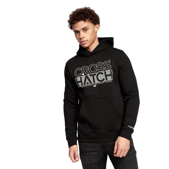 Crosshatch - "Englow" Kapuzenpullover für Herren (2er-Pack) (Schwarz/Weiß) - Image 6