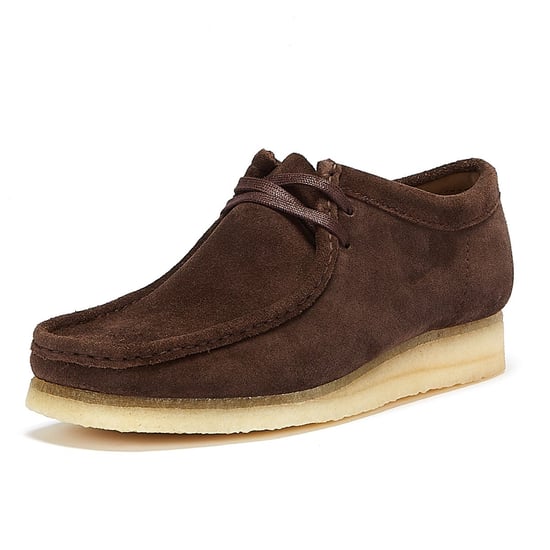 Clarks Wallabee Wildleder Herren Dunkel Braun Stiefel - Image 3