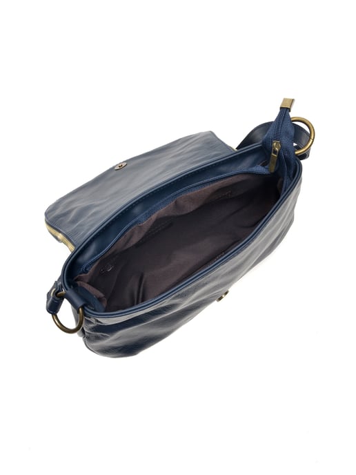 Isabella Rhea SS22 IR 2052 Bleu Cuir de vachette Sac - Image 4