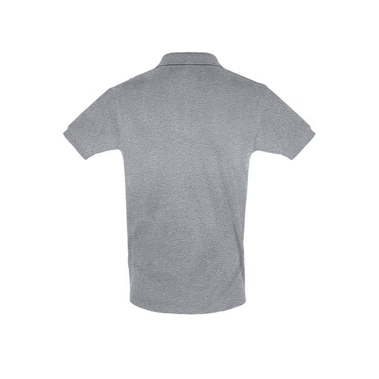 SOLS Mens Perfect Pique Kurzarm-Poloshirt (Grau meliert) - Image 2