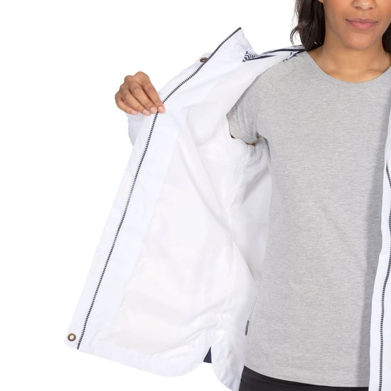 Trespass Womens/Ladies Flourish Wasserdichte Jacke (Weiß) - Image 5