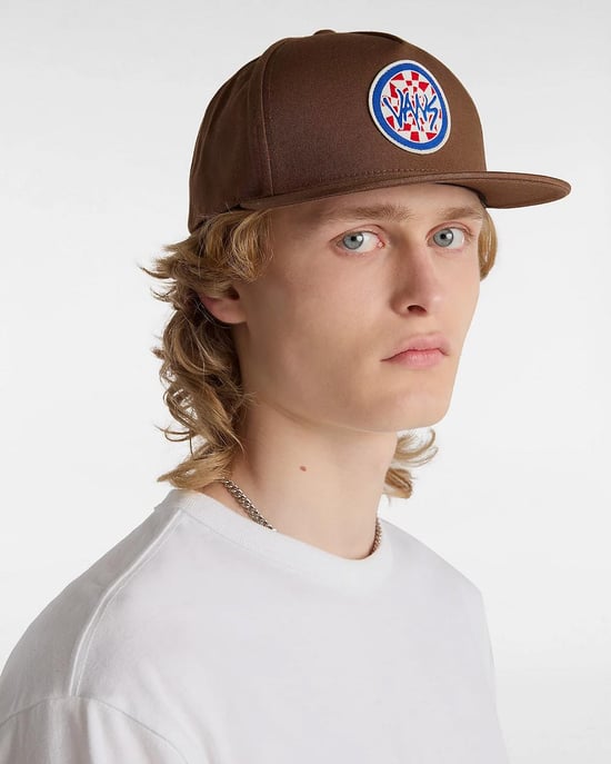 VANS Lopside Snapback Hat in Kaffeelikör - Image 3
