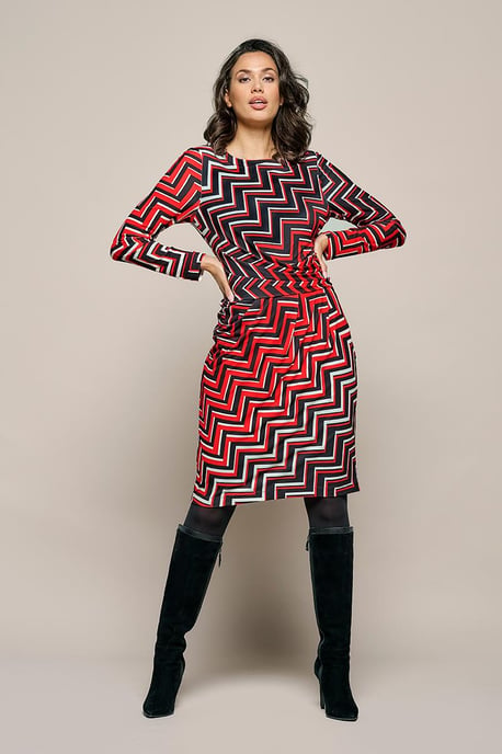 Eloise Print Kleid Rot / Multi - Image 1