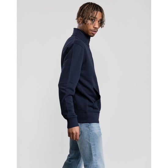 Cardigan Original zip Gant Pour Homme en Bleu Marine - Image 5