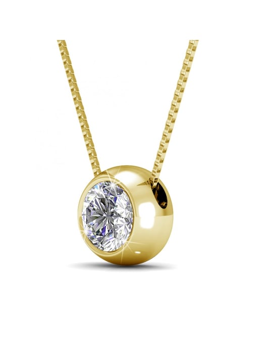 Mond-Anhänger - Gold und Kristall - Image 3