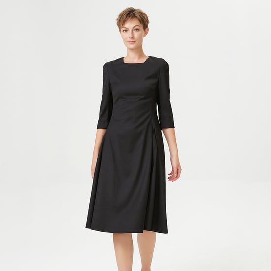 Ausgestelltes Schneiderkleid mit quadratischem Ausschnitt - Image 2