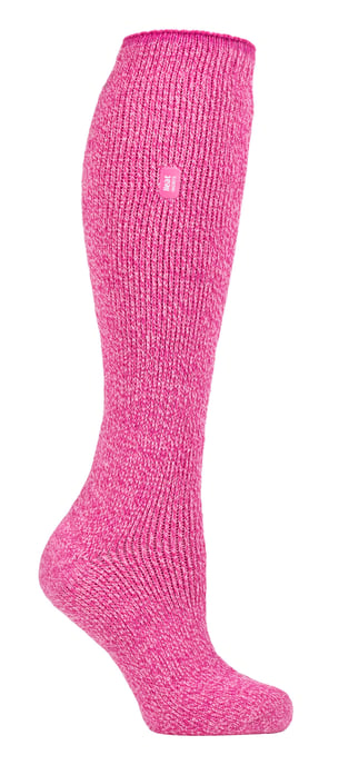 Heat Holders Damen-Thermosocken mit langem Bein, verstärkt, 2,9 TOG, Outdoor-Merinowolle-Thermosocken für den Winter, Rosa - Image 1