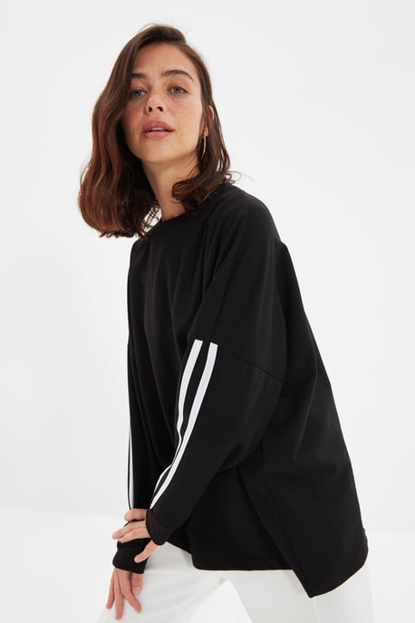 Trendyol Femmes Vélo Collier Bras bas  Sweat-shirt - Image 3