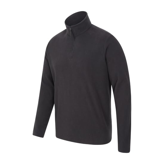 Mountain Warehouse Herren Camber II Half Zip Fleece Top (Schwarz) - Image 3