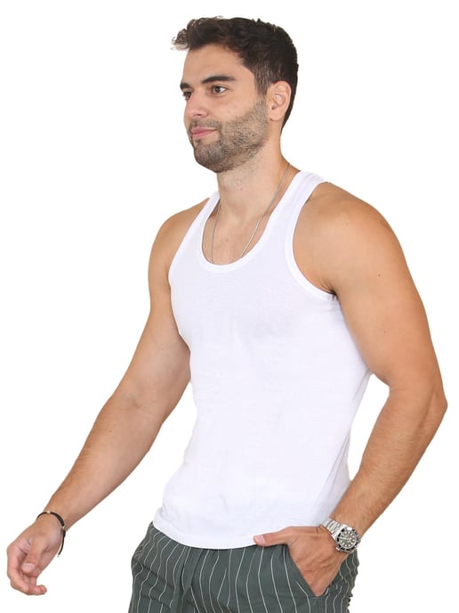 Enzo | Herrenwesten 3er-Pack - Weiß - Image 2