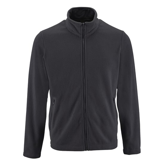 SOLS Herren Fleece-Jacke Norman (Anthrazit) - Image 1