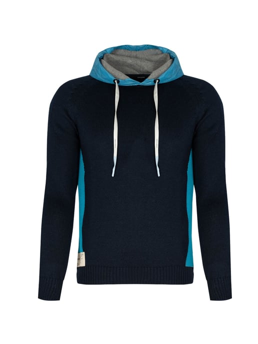 Takeshy Kurosawa Pullover With Hood Herren blau - Image 1