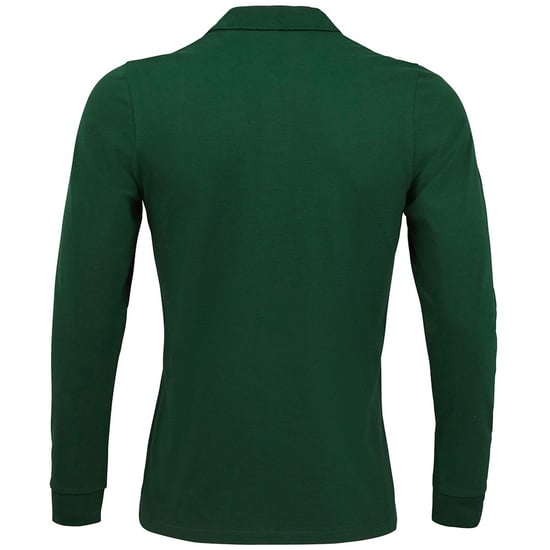 SOLS Mens Perfect Langarm-Piqu-Poloshirt (flaschengrün) - Image 2