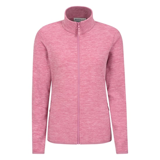Mountain Warehouse Damen/Damen Snowdon II Melange Full Zip Fleece Jacke (Rosa) - Image 1