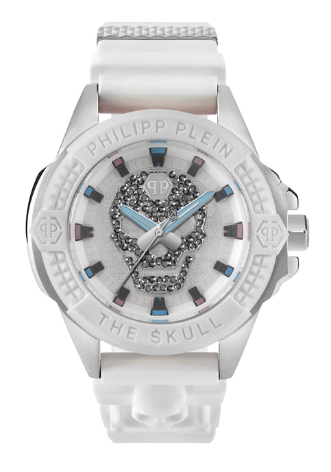 Philipp Plein The $kull Weiß Unisex Armbanduhr PWAAA1521 - Image 1