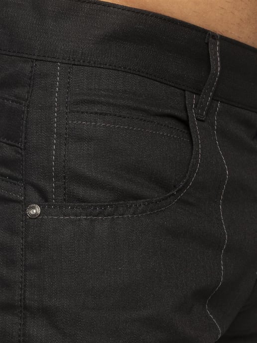 Enzo | Herren Combat Denim Jeans - Schwarz - Image 5