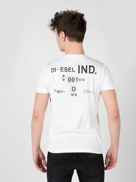 Diesel T-Shirt T-Diegos Herren weiß - Image 4