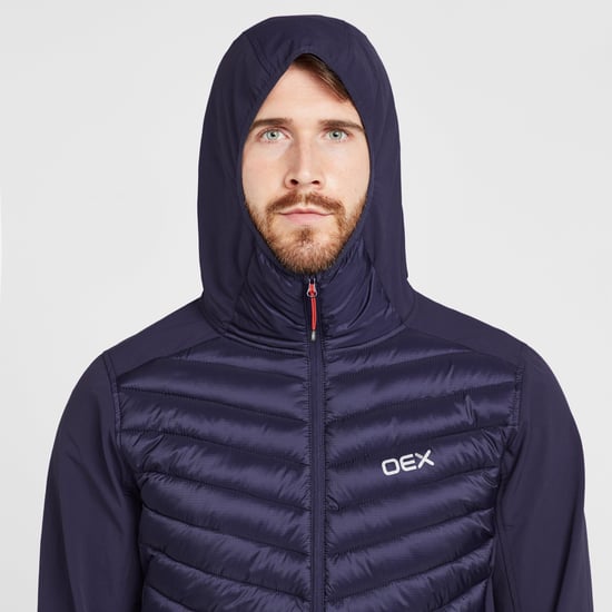 OEX Men's Water Repellent Ulsta Hybrid Full Zip Jacket with Thinsulatesynthetic Insulation