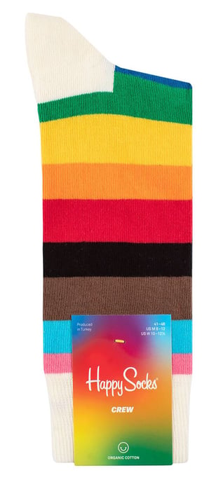 Glückliche Socken - Neuheit Pride Design Socken | Großes Geschenk - Pride Stripe - Image 2