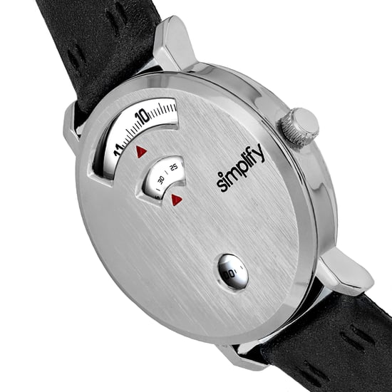 Simplify The 7000 Leather-Band Watch