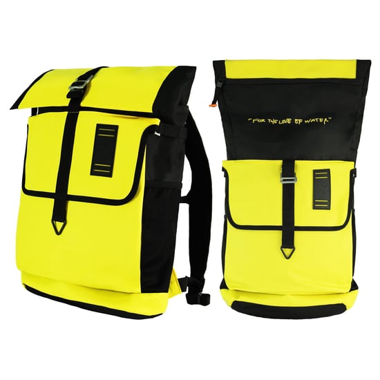 Puma x Central Saint Martin Unisex-Rolltop-Rucksack, gelb - Image 3