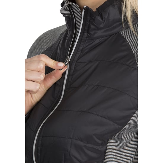 Trespass Damen Aktivjacke Zorina mit Reißverschluss (Schwarz) - Image 4