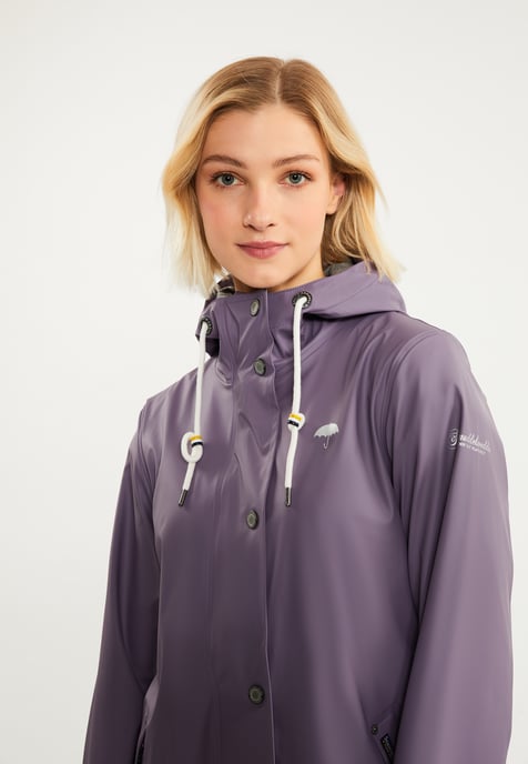 Schmuddelwedda Regenjacke Damen Rauchlila - Image 2