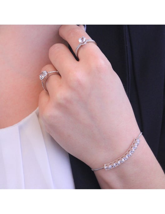 Elise Ring - Silber und Kristall - Image 6
