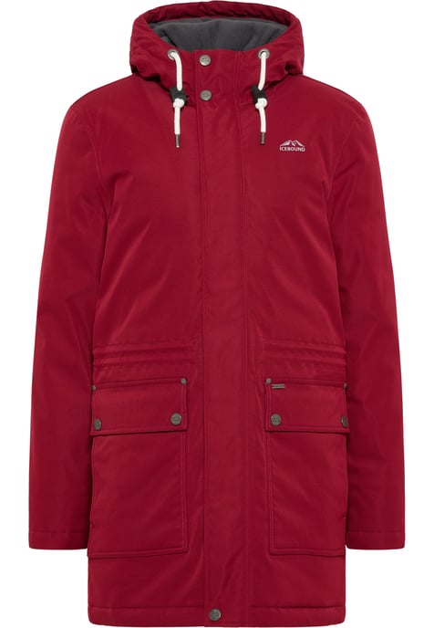 ICEBOUND Winterparka Herren Dunkelrot - Image 1