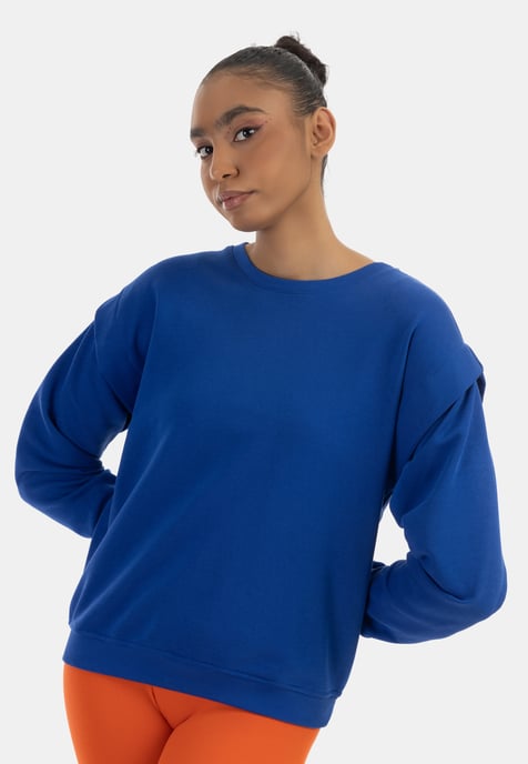Mymo Sweatpullover Damen KÖNIGSBLAU - Image 3