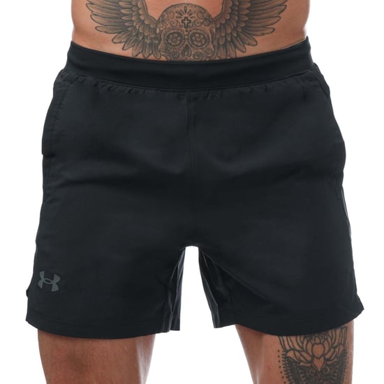 Men's Under Armour UA Launch Run 5 Inch Shorts in Black