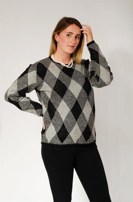 Diamond Knit Jumper
