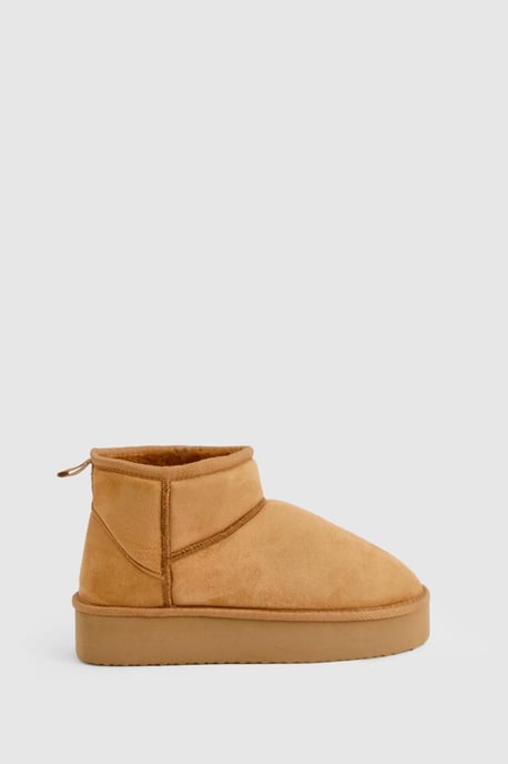 Platform Cosy Ankle Boots