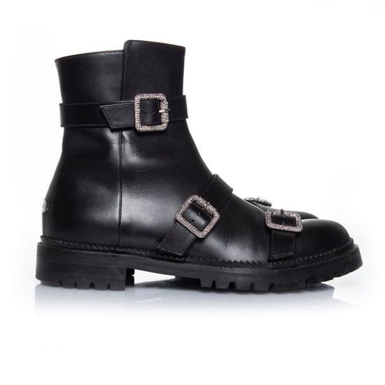 Hank flache Juwelen-Schnallen-Stiefel - Image 3