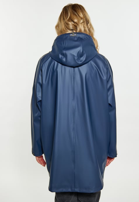 Schmuddelwedda Curvy Regenmantel Damen Marine - Image 4