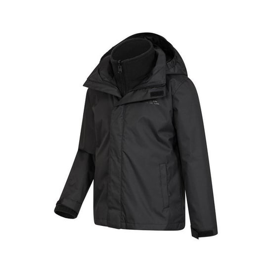 Mountain Warehouse Childrens/Kids Fell 3 in 1 Jacke (Schwarz) - Image 3