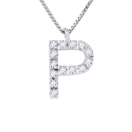 DIADEMA - Necklace with Diamonds - P - White Gold