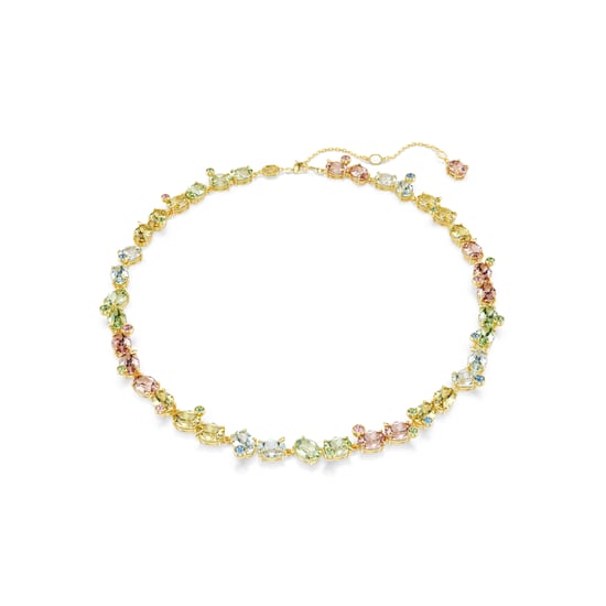 Swarovski 'Gema' Damen-Halskette aus vergoldetem Metall - Gold 5714836 - Image 1
