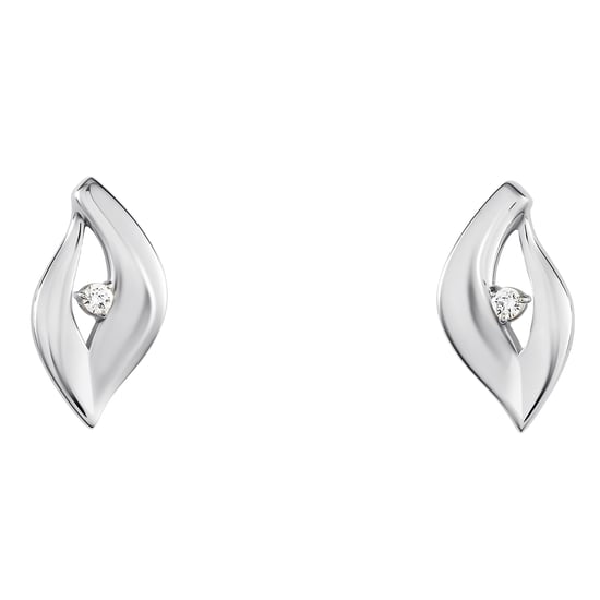 Orphelia 'Milan' Damen Ohrstecker aus 925er Sterlingsilber - Silber ZO-7519 - Image 2
