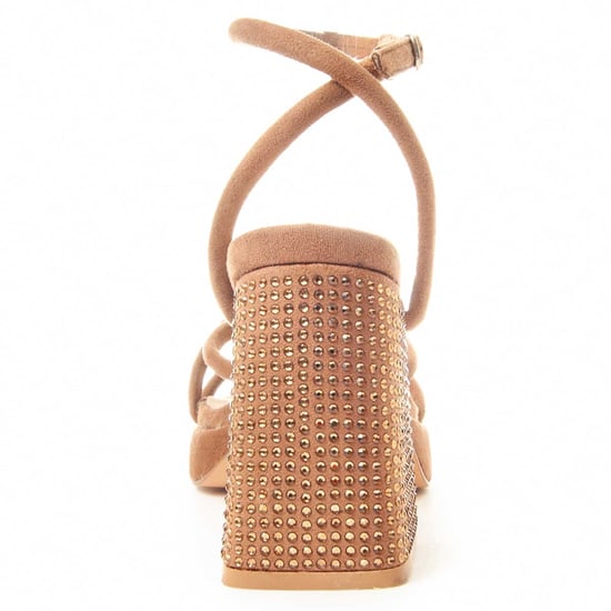 Montevita Heel Sandale Festsand in Braun - Image 6