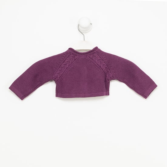 Knitted jacket with button closure 1631PUW16